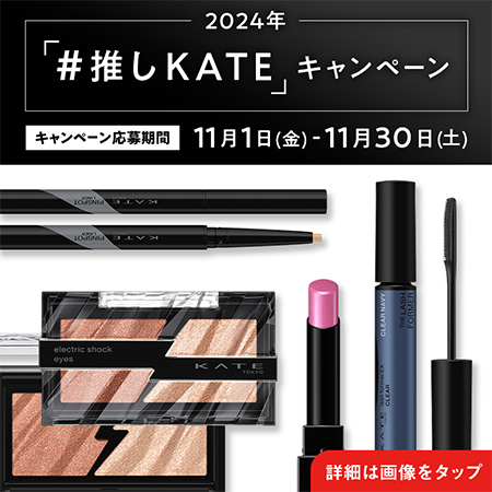 KATE(ケイト) ラメアイテムセットの現品サンプルプレゼント