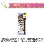 ブロウラッシュEX ウォーターストロング Wアイブロウの無料サンプルプレゼントキャンペーン